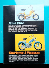 Vintage Brochure Publicitaire Cyclomoteur MOTO CIMATTI KAIMAN MINI CHIC  Italie