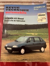 Revue Technique CITROEN AX 1.4 1.5 14 D RD TRD Tgd X Sx Vsx Spot Image Miami
