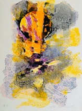 Maurice-Elie SARTHOU - "Le Bateau Ivre" - Lithographie originale signée - VIII