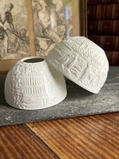 Paire de Photophore Porcelaine