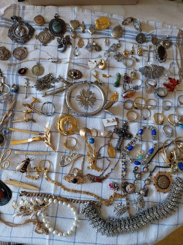 Enorme lot bijoux vintage - lot,