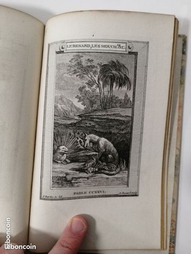 Livre gravures des fables - livre, de