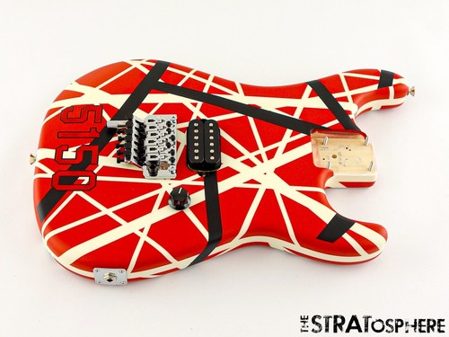 Evh striped 5150 red black - striped,