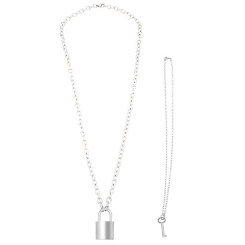 Pcs collier chaine cadenas - pcs,