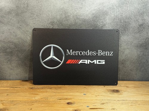 Plaque métal mercedes amg - mercedes, 053