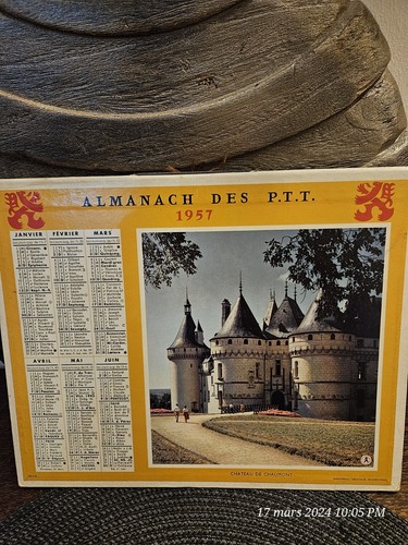 Ancien calendrier almanach des - ancien,