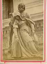 France, Saint Mihiel, Statue de la pieta de Ligier Richier  Vintage albumen prin