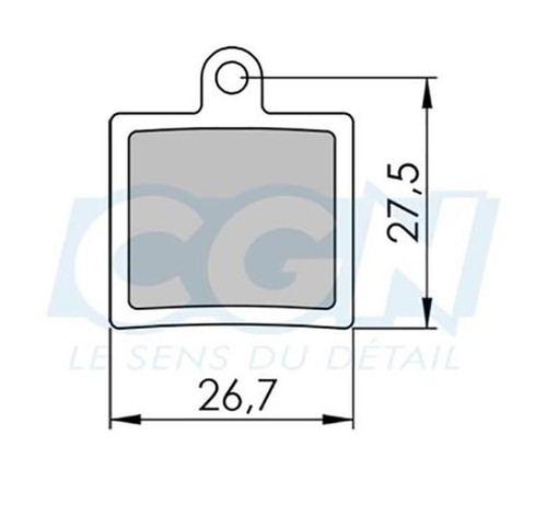 Paire plaquettes frein vtt - , 20