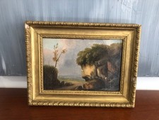 PEINTURE, HUILE SUR CARTON "