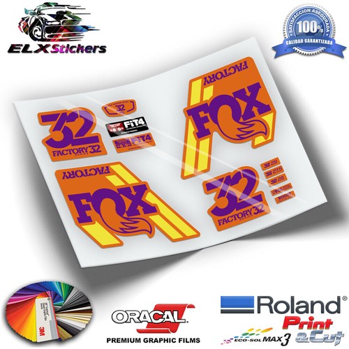 Autocollants fourche fox - autocollants,