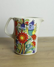 sublime pichet en céramique multicolore carafe villeroy et Boch septfontaines