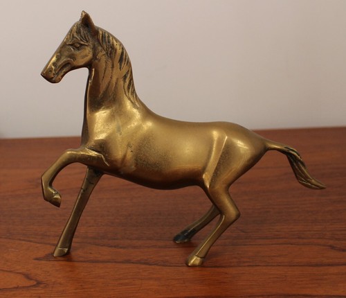 Statuette cheval laiton - de,