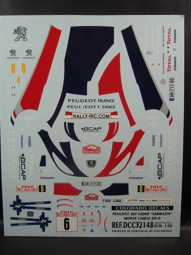Decals peugeot 207 s2000 - 207,