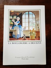 Menu paquebot LIBERTÉ ♦ FRENCH LINE CGT 1956 ♦ La Boulangère a des Ecus MERCIER
