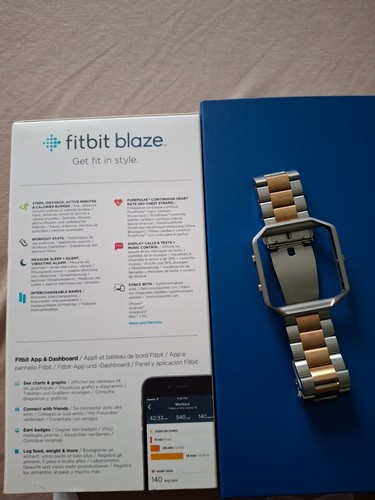 Montre fitbit blaze gold - montre,