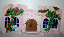 PLAYMOBIL  4249 DECOR INTERIEUR CARTON ET PORTE PERRON COFFRET TRANSPORTABLE