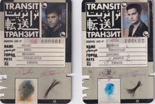 Enki BILAL: Cartes identité SIGNÉES - TRANSIT - 1991 - TBE - COLLECTOR -