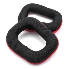 2 Coussinets d'oreille pour Logitech G430 G930 F450 F430 G450 G35 noir rouge
