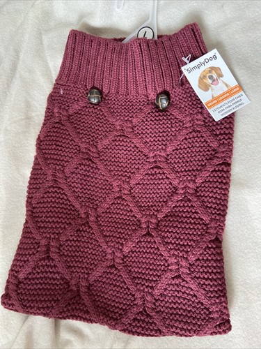 Pull chien bordeaux - ,