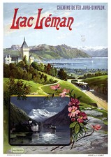 Affiche chemin de fer