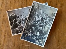 Pampelune : lâcher de Taureaux, par Roldan - Photo vintage c. 1950, tauromachie