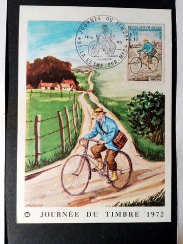 Facteur velo carte - facteur,