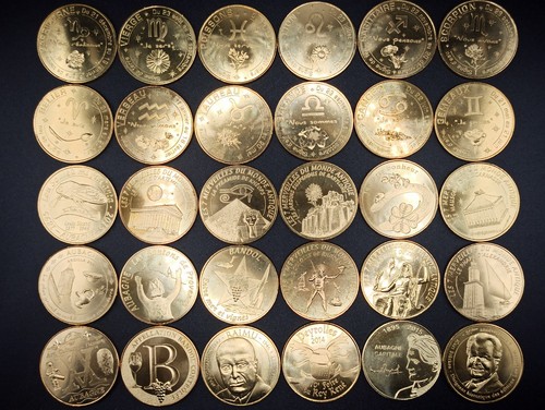 Lot jeton monnaie de - lot, 30