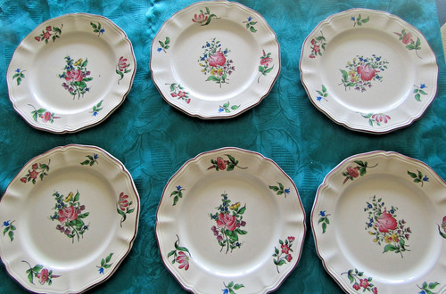 Assiettes dessert en - 6, a