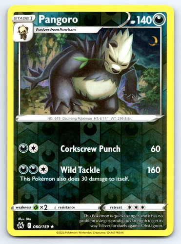 Pokemon pangoro crown zenith - pokemon,