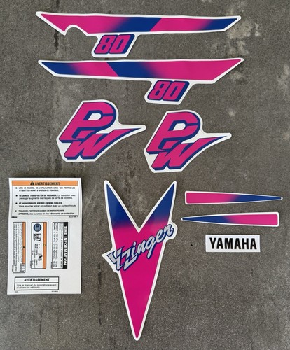 Yamaha 1993 pw80 full decal - pw80,