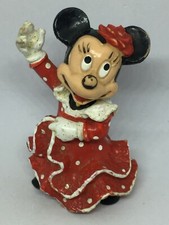 FIGURINE ANCIENNE PVC DISNEY LES AMIS DE MICKEY*MINNIE DANSEUSE FLAMENCO ESPAGNO