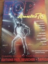 TOP ANNEES 70 - PARTITION CLAUDE FRANCOIS - CLAVIERS GUITARE  J DASSIN BASHUNG