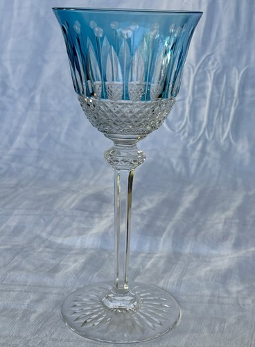 Verre pied cristal de saint - a,