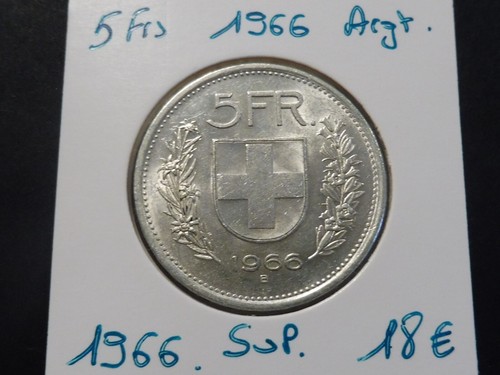 Monnaie suisse frs argent - ,