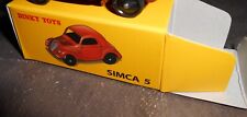 BOITE  DINKY TOYS  VIDE SIMCA  5  LIRE DESCRIPTIF AVANT D'ACHETER