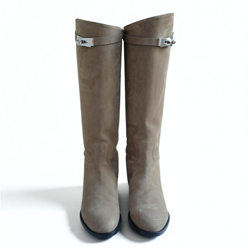 Hermès jumping supple - hermès, suede