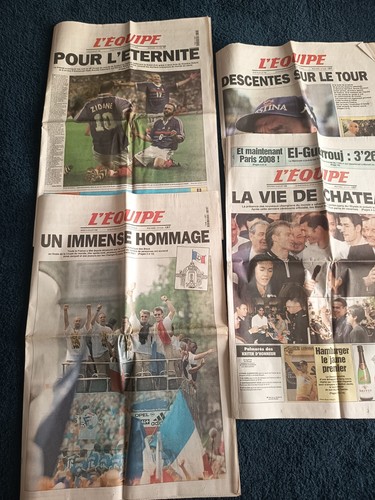 Journaux equipe - journaux, l'equipe