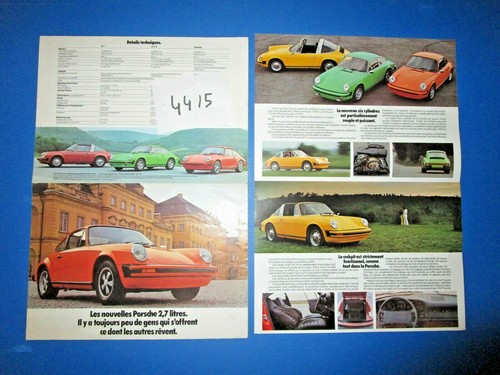 4415 dépliant porsche - /,