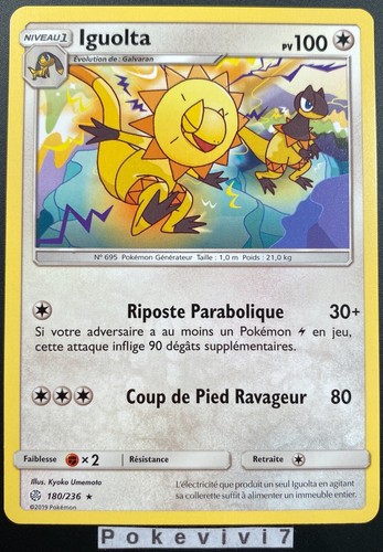 Carte pokemon iguolta - pokemon, 180/236
