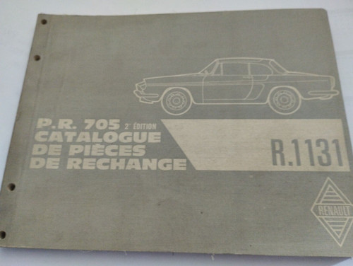 Catalogue pièces 705 - catalogue,