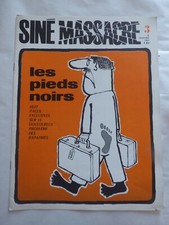 SINE MASSACRE n° 3  LES PIEDS NOIRS  PAR SINE   E.O 1963