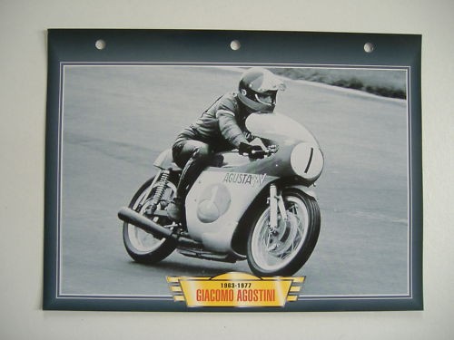 Fiche moto giacomo agostini - fiche,