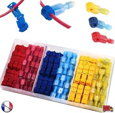 120Pcs Connecteur de fil T-Connecteur rapide de cosse électrique connecteur rapi
