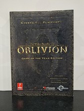 Elder scroll IV Oblivion Game Of The Year Prima Official Strategy guide officiel