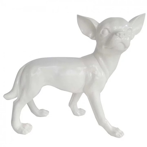 Statue chihuahua résine - en,