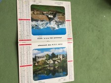 CALENDRIER ALMANACH PTT 1973