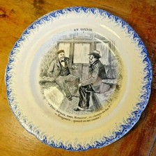 Assiette Parlante En Voyage n°1 Terre de Fer H.B. & Cie