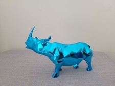 Richard Orlinski  Rhino spirit neuf drop 2023 (édition limitée bleu azur)