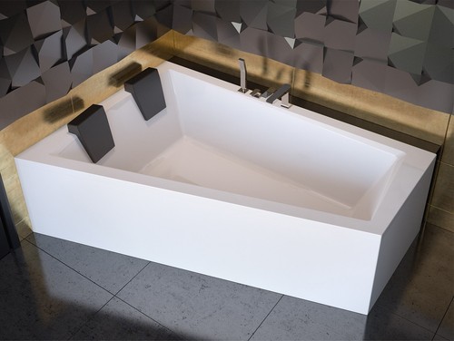 Baignoire bain angle 180x125 - baignoire,