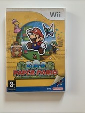 SUPER PAPER MARIO Jeu NINTENDO WII - COMPLET BOITE NOTICE PAL FRA. Bon État.